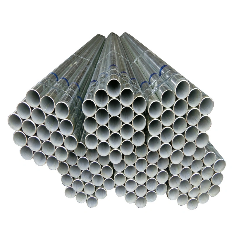 Factory Supply Q235 BS1387 EMT Electrical Metallic Tubing Round Galvanized Steel Pipe