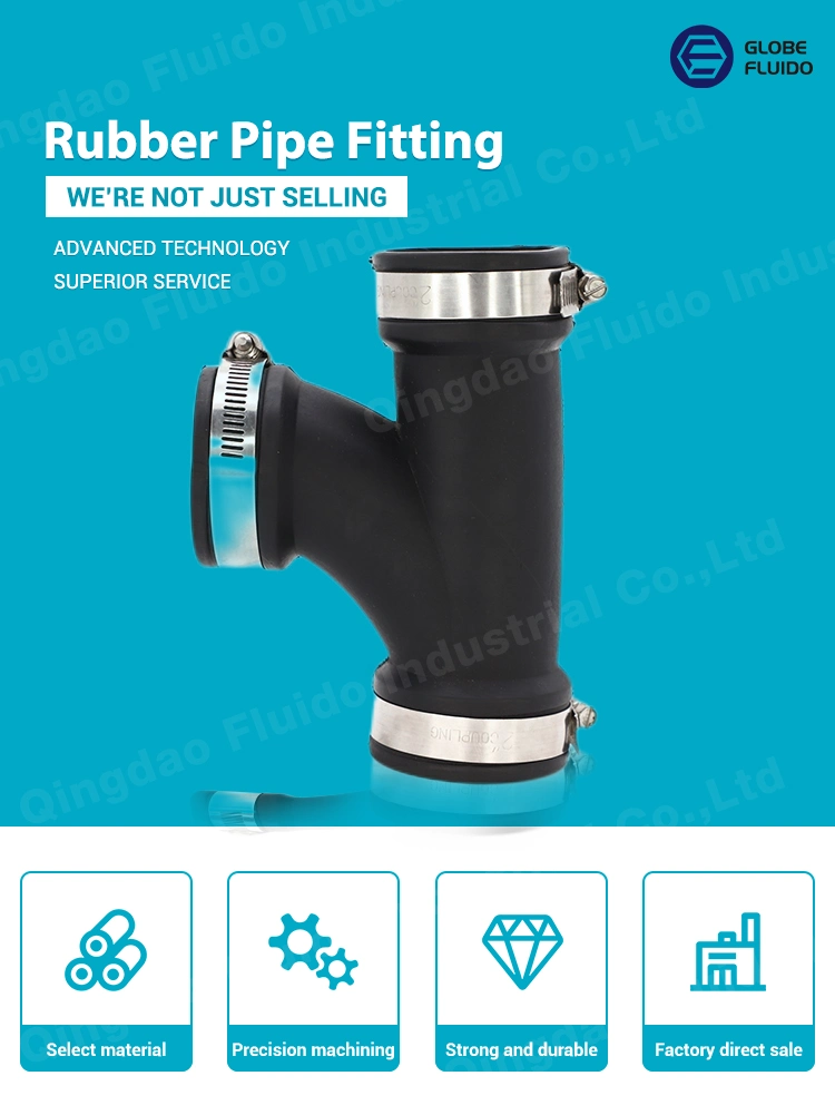 Flexible Rubber Couplings for Pipes Rubber Hose Connector Pipeline