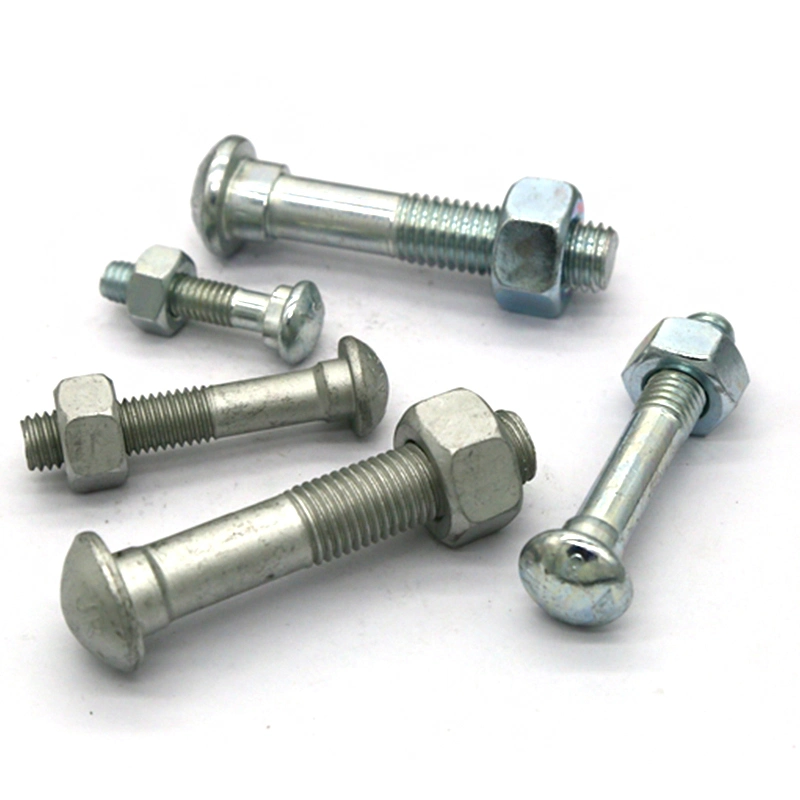 Grade 4.8 8.8 10.9 12.9 Metric Inch Size Rail Fish Bolt Plate and Nut Fishtail Fastening Anchor Bolts for The Tower Railway