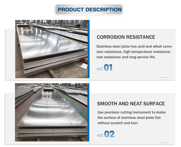 GB JIS ASTM AISI 316 No. 4 Stainless Steel Plate