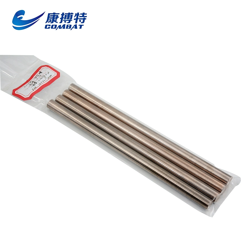 From 0.5mm-150mm Cooper Bar Evaporation Boat W70 Tungsten Copper Round Rod