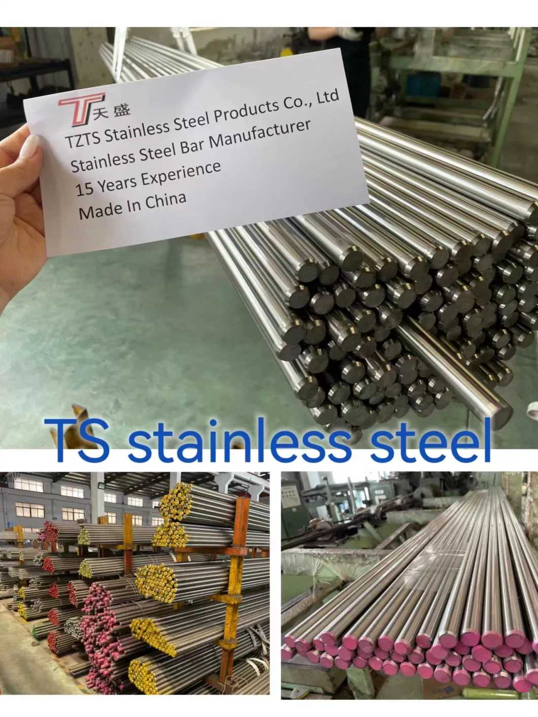 Factory Customized Alloy Steel Coating Stainless Steel Sheet Prices Per 60 mm Length 1000m 316 304 Stainless Steel Round Bars