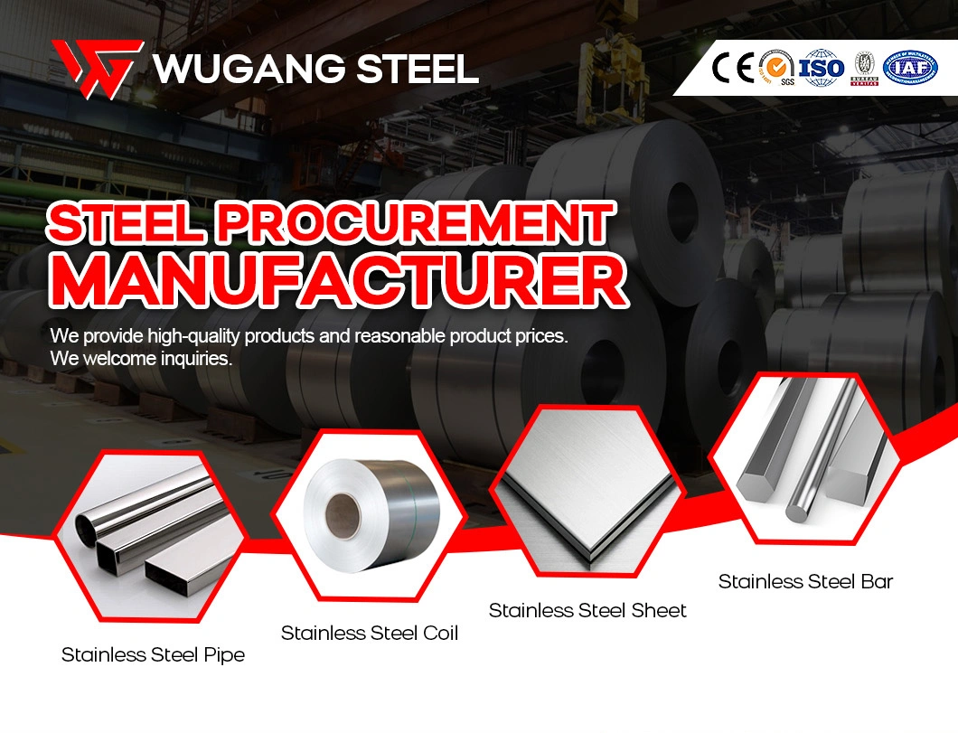 Wugang Steel From China Seamless Bright Anneal Pickled Stainless Steel Tube/Pipe