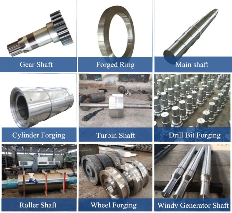 Open Die Forging Steel Round Bar S55c C55 1055 070m55/En9 Main Shaft