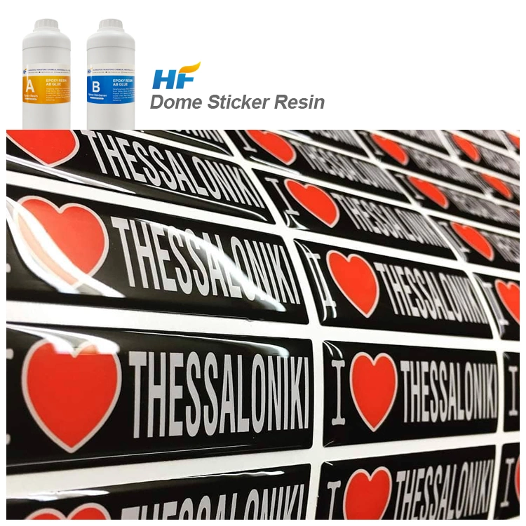 Flexible Epoxy Doming Resin Soft Epoxy for Dome Sticker