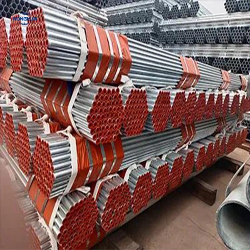 China Manufacture Z40 Z80 Z150 Round Hot DIP Galvanized Scaffold Tube for Instructions