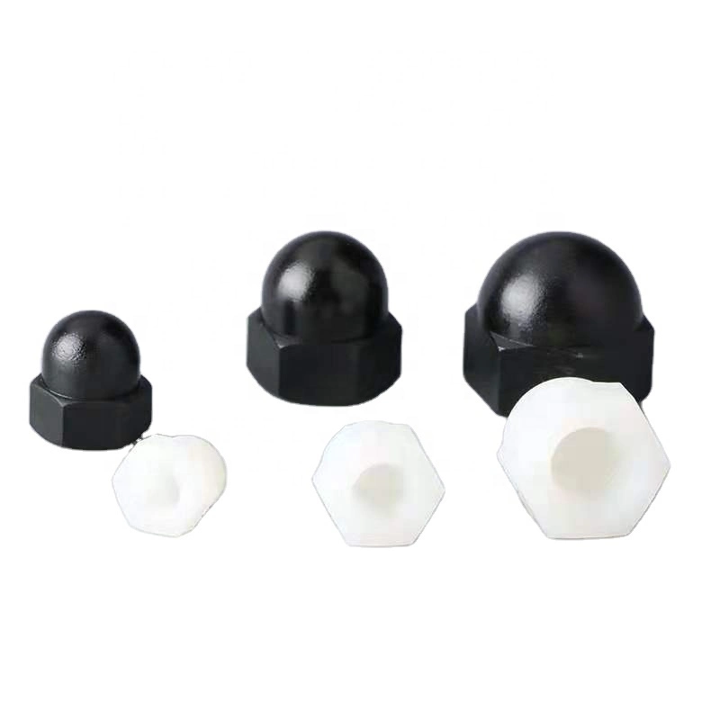 PA66 Cap Nut Plastic Nylon Nuts Half Round Nut M5 M6/M8 Plastic Cover