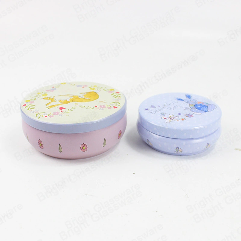 Popular Round Metal Tin Box with Printing