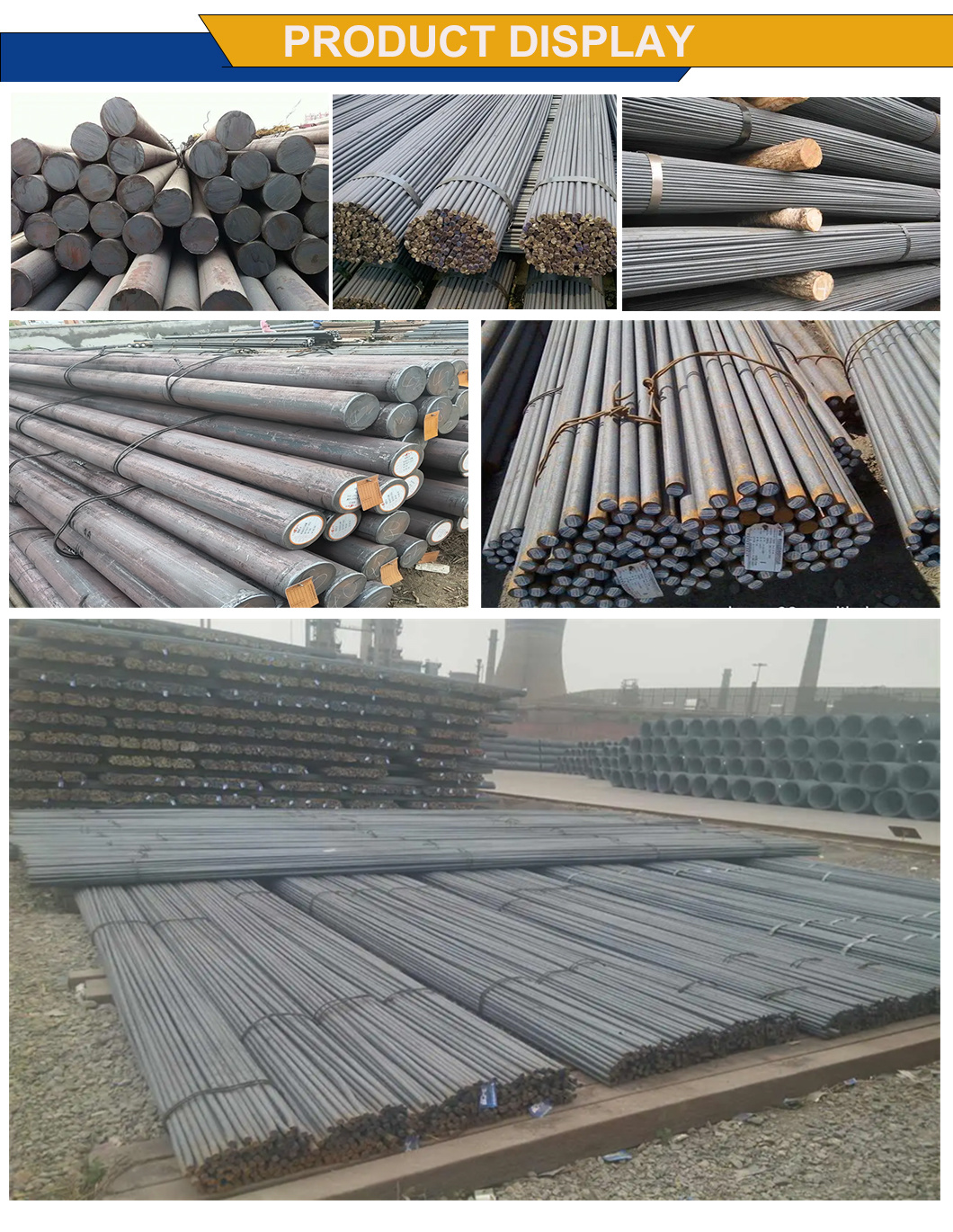 High Strength 45# 42CrMo4 Peeled Steel Round Rod Bar