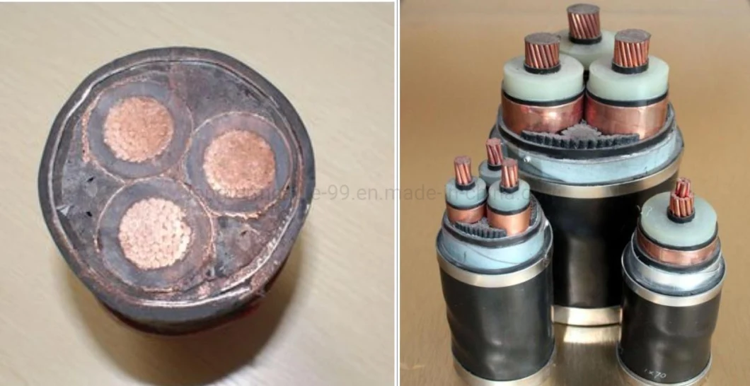 Yjlhv 6/10kv 26/35kv Aluminum Alloy -Conductor XLPE Insulated PVC -Sheathed Power Cable