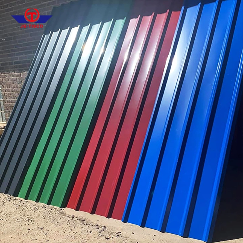 Best Price African Ibr Dx51d PPGI Wavy Trapezoid Shape Corrugated Steel Roofing Sheet