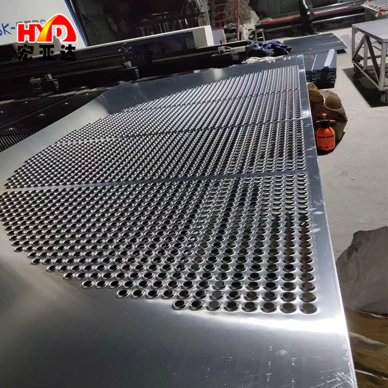 Ss Perforated Stainless Steel Sheet Round Square Hole Customized Pattern 1X1 2.5mm Thin Perforated Metal Plate with Piercing