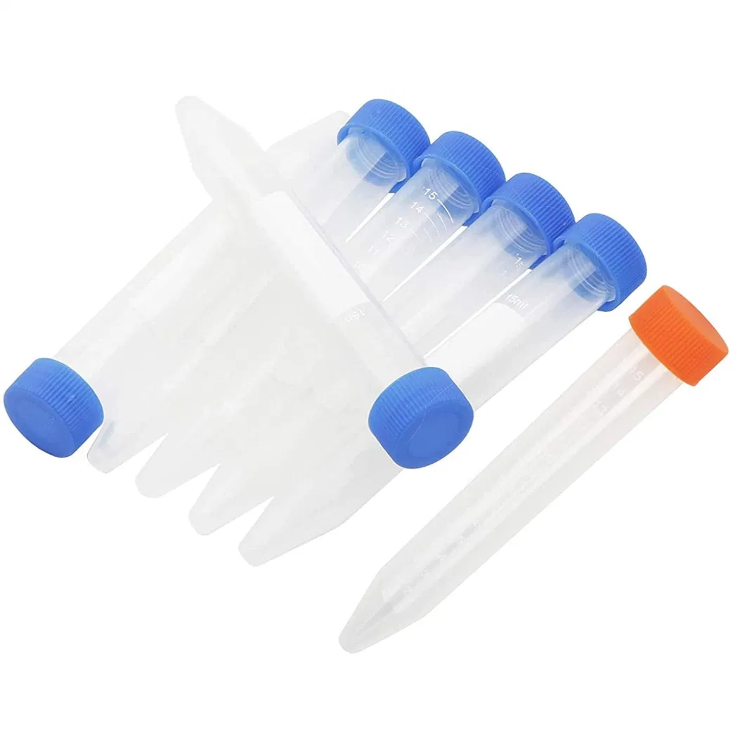 Medical Disposable Lab Conical Bottom 15ml Falcon Centrifuge Tube with CE ISO Certificate