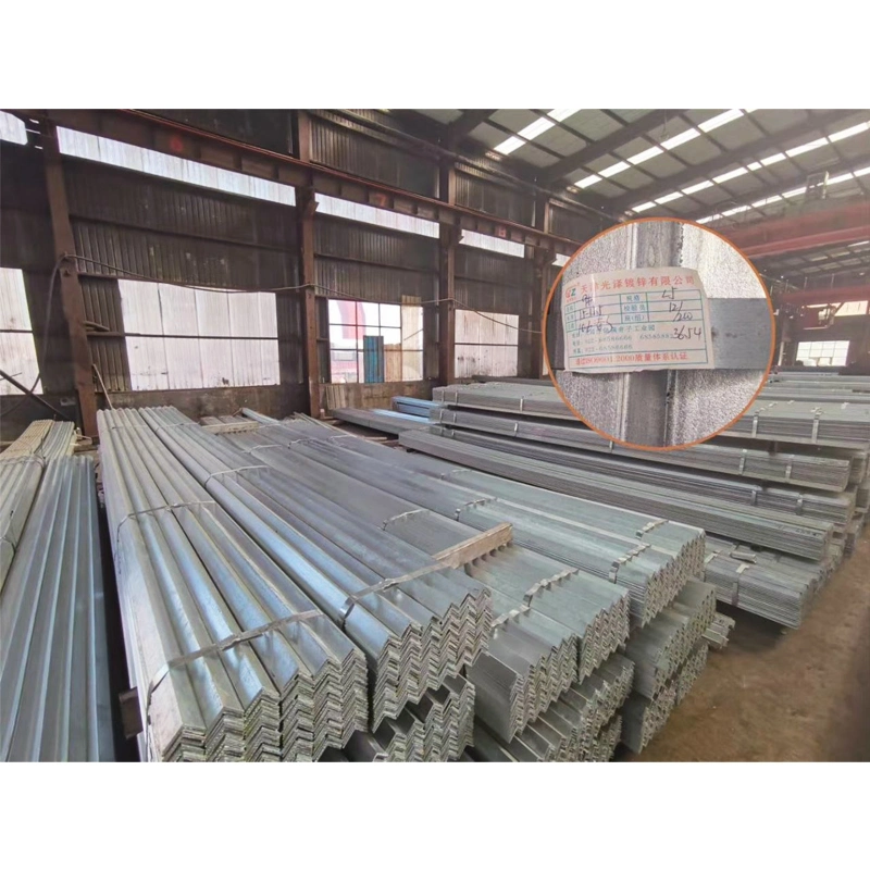 Equal Angle Steel Galvanized Iron 75*75*5mm V Shape Mild Steel Angle Bar