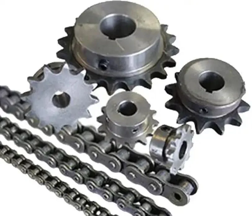 Steel C45 Plate Finished Bore Roller Chains Sprockets