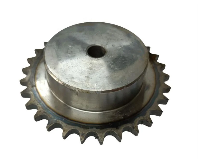 Steel C45 Plate Finished Bore Roller Chains Sprockets