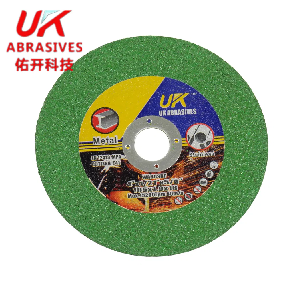 105mm 107mm, 115mm, 125mm 180mm Abrasive Cutting Discs for Metal/Stainless Cutting