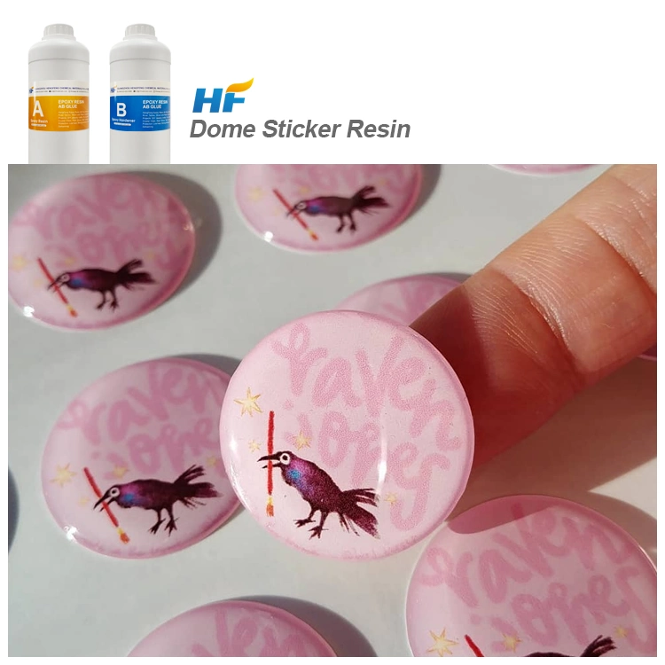 Flexible Epoxy Doming Resin Soft Epoxy for Dome Sticker