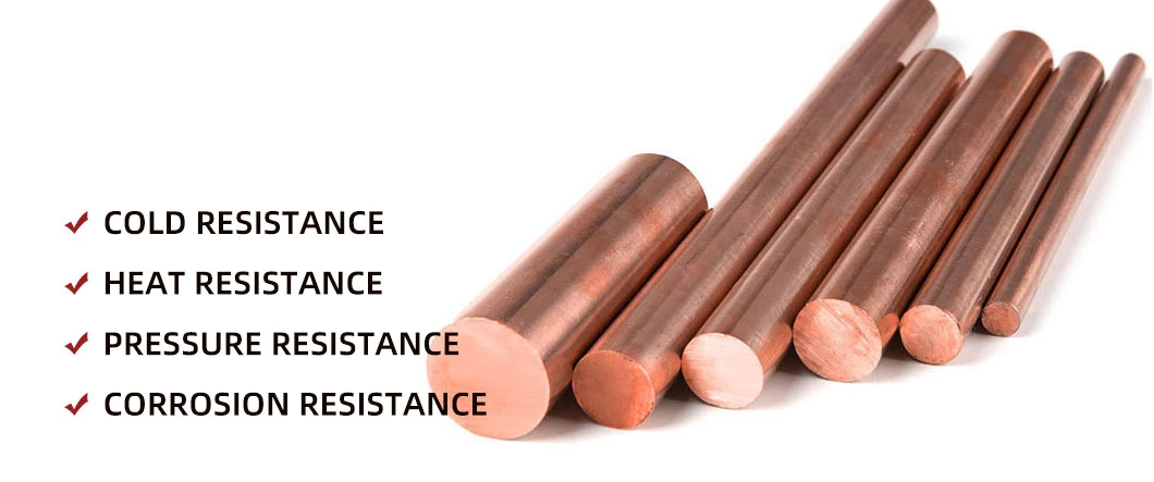 Manufacturers C11600, C12000, C12200, C12300 Round Bars/Copper Bars/Pure Copper/Red Copper Bar