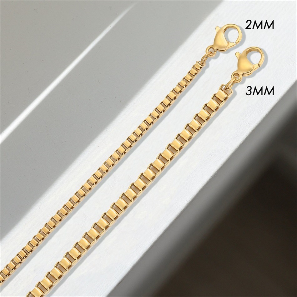 Stainless Steel Jewelry Flat Cuban Chain Bracelet