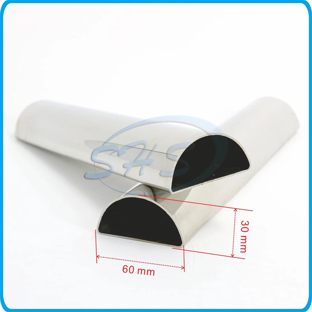 Stainless Steel Semicircular Shape Tubes