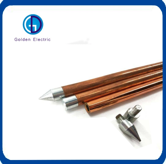 Copper Internal Threaded Grounding Rods Earthing Rod