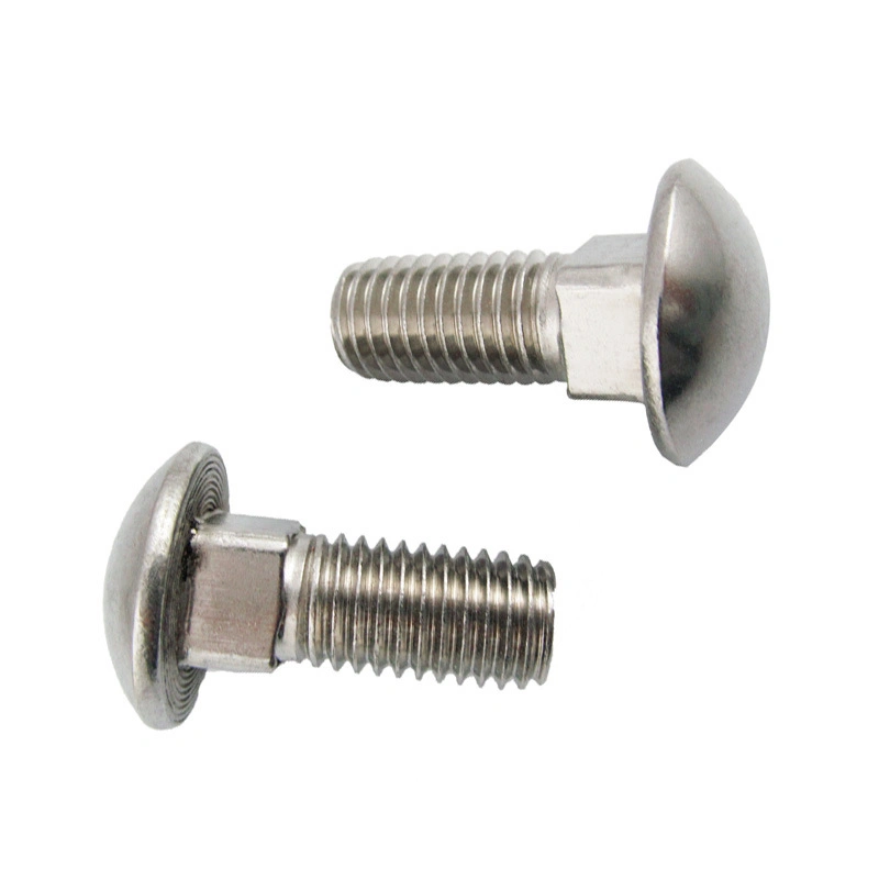 A2-70 / 304 Stainless Steel Round Head Bolt Half Thread Carriage Bolt