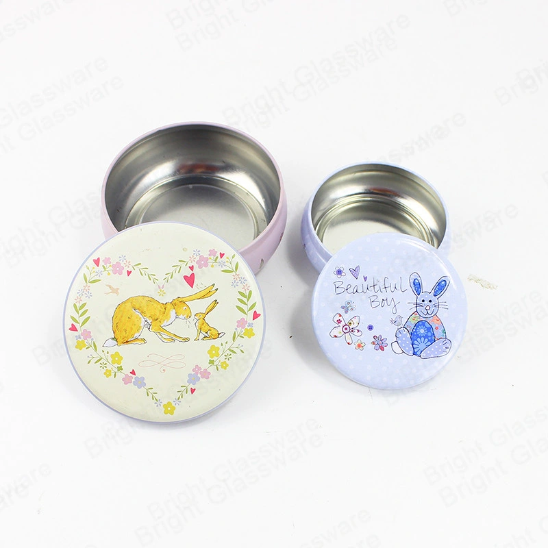 Popular Round Metal Tin Box with Printing