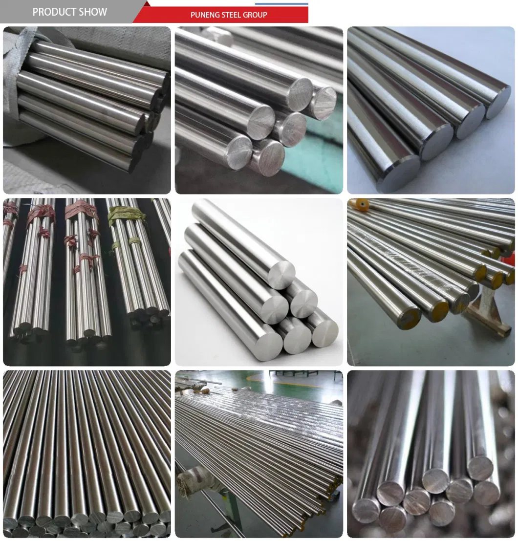 China Manufacturer High Quality ASTM Ss 410 310S 316 304 Stainless Steel Round Rod Square Bar