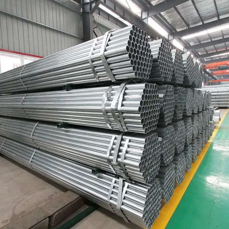Hot Dipped Seamless or Welded Round Carbon Galvanized Pipe Galvanized Steel Tube