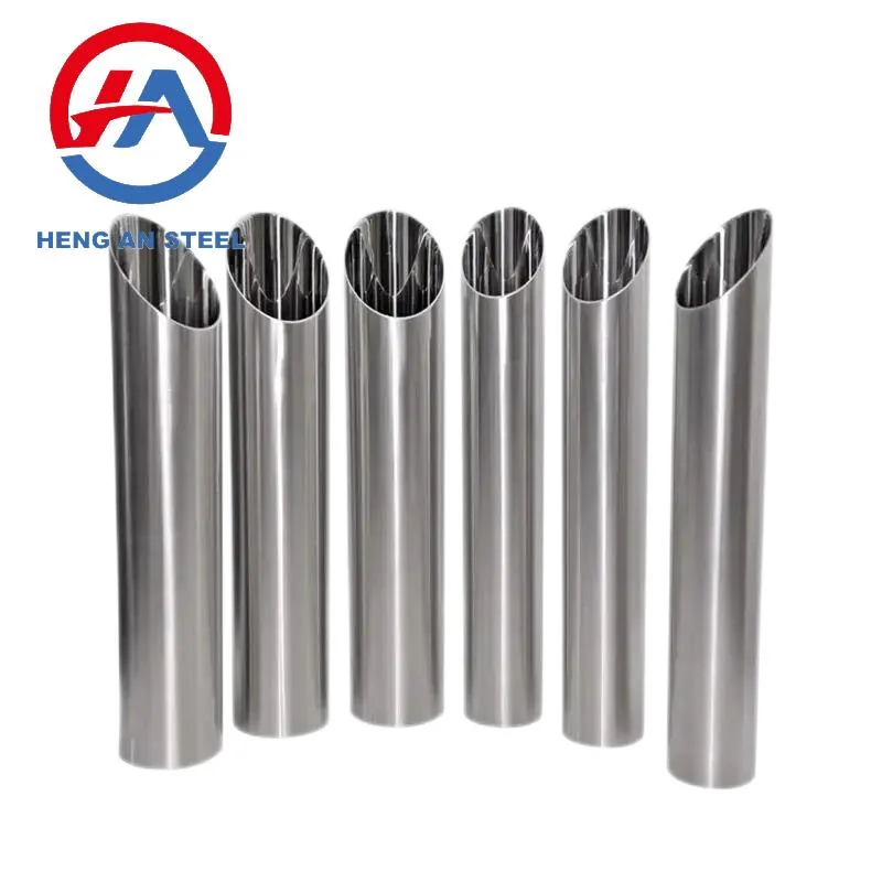 Hot Sale Stainless Steel Oval Thick Furniture Closet Clothes Hanging Rod Tubes Ss Pipe