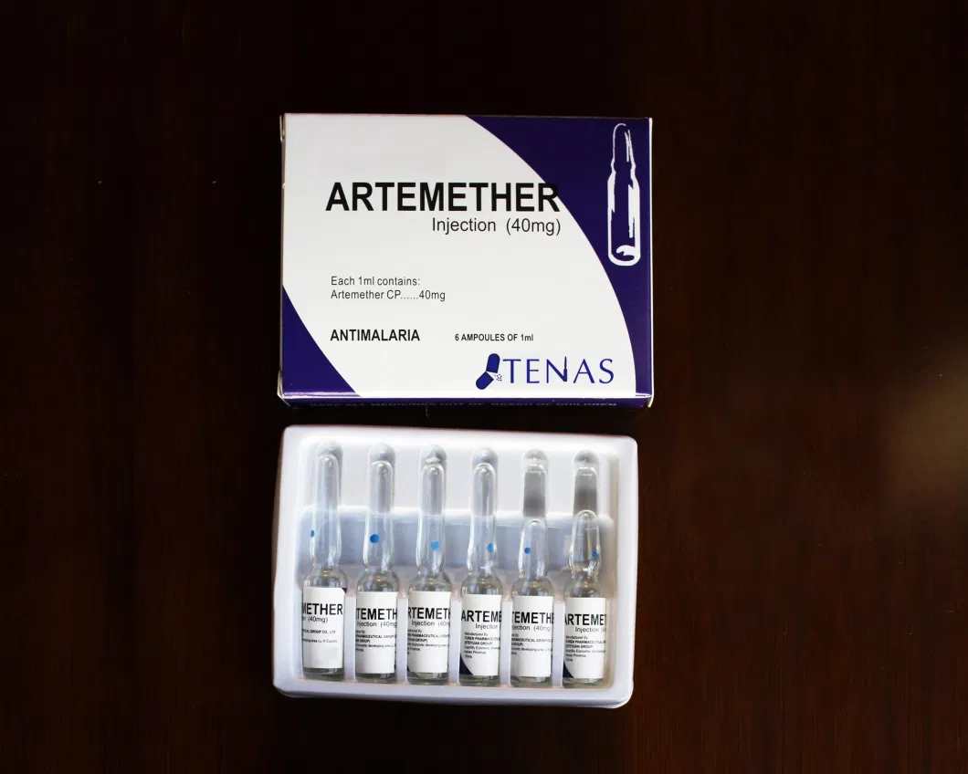 Artemether Injection 40mg Antimalaria Finished Drugs Bp/USP/Cp