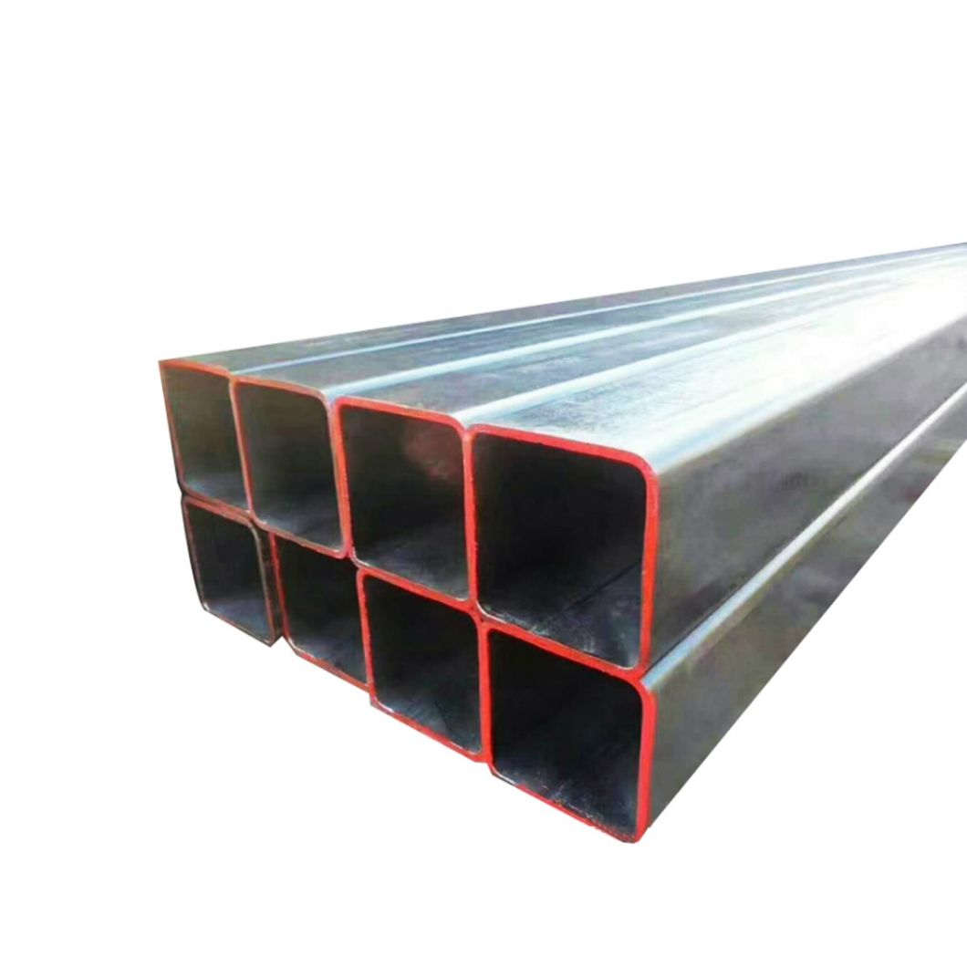 Galvanized Welded Rectangular/Square Steel Pipe/Tube/40X40 75X75 Hollow Section Weight Ms Square Pipe