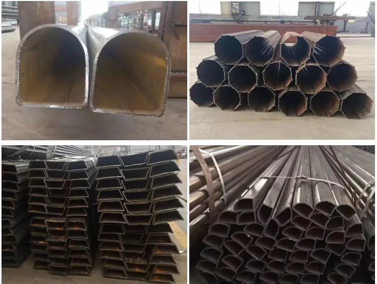 Hollow Hexagonal Carbon Steel Pipe 50mm China Manufacturer Structural Inner Oval Seamless Carbon Special Round Deformed Shaped Steel Tube