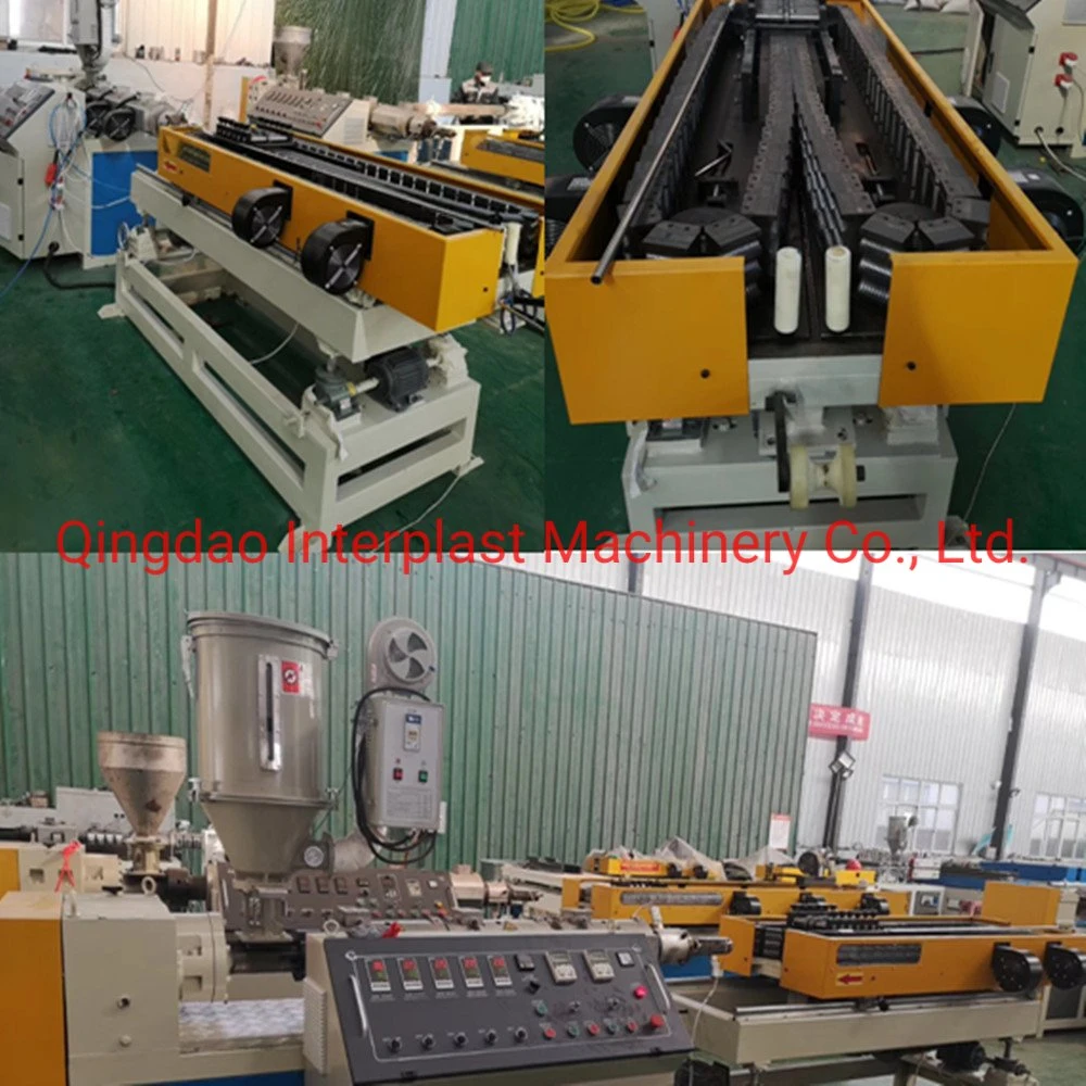 Plastic LDPE/HDPE/PVC/PP Single Wall Corrugated Drain Pipe/Tube Production Machine