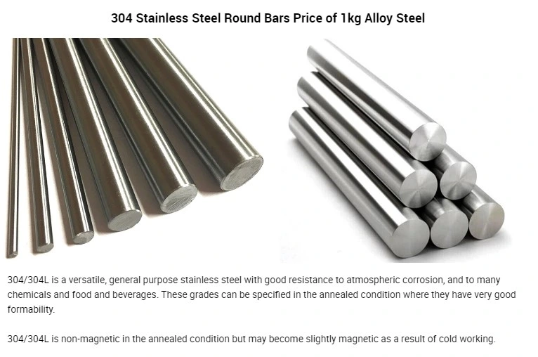 301/302/303 Stainless Steel Round Bar with Corrosion Resistance