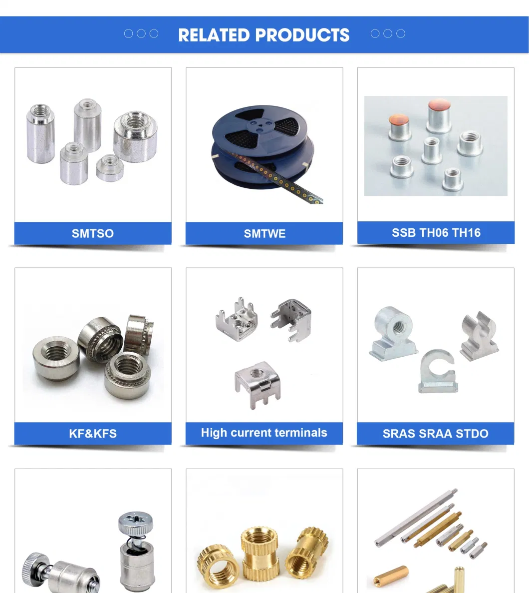 Smtso-M2-10et Standoff Weld Nut Solder Nut, Brass Bulk Stock