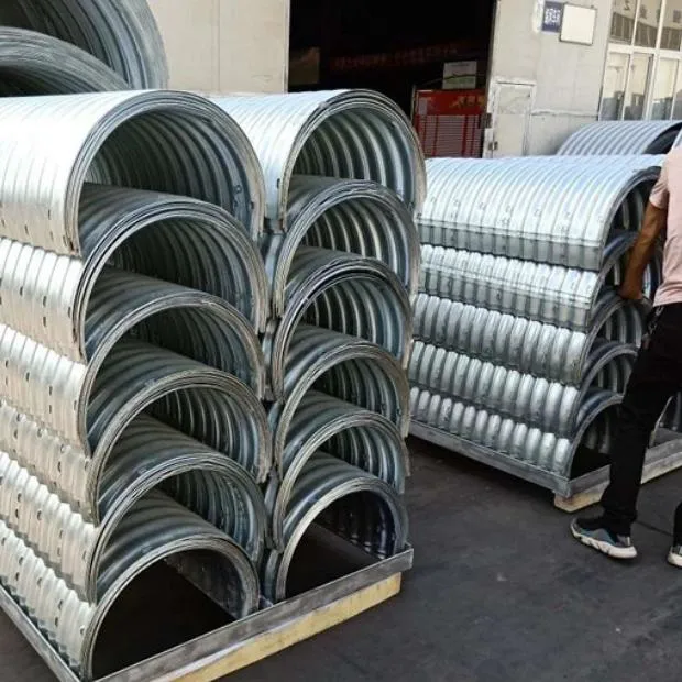 Building Materials Galvanized Corrugated Pipes/Metal Culvert Steel Pipes/Carbon Corrugated Pipes