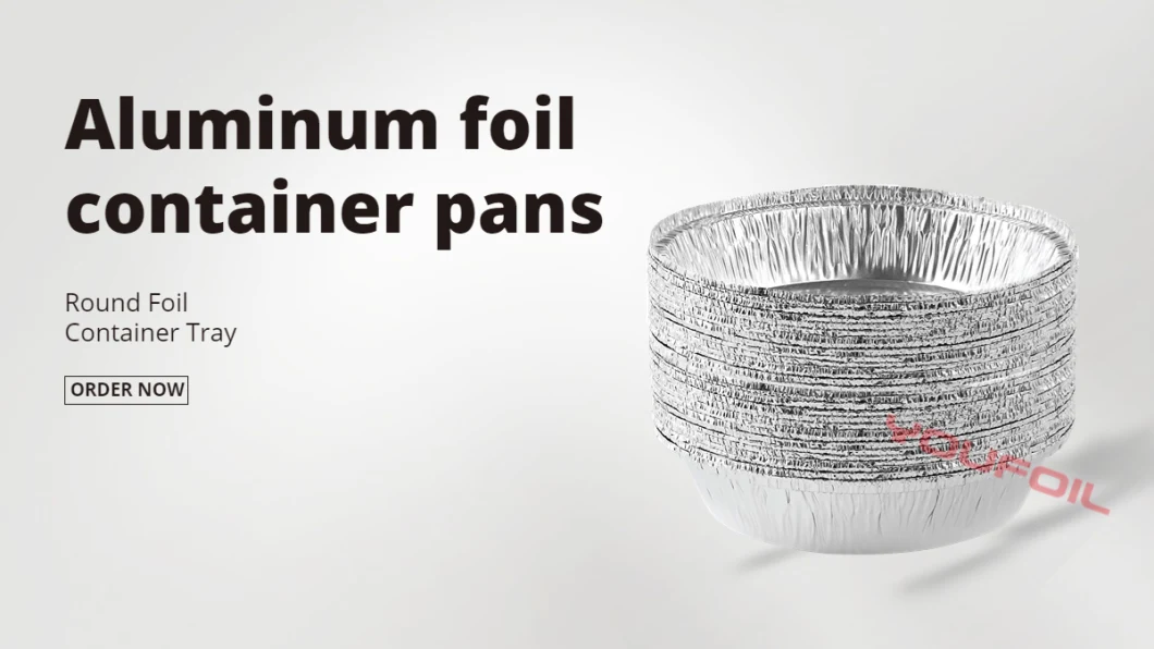 3003 Alloy Hot Selling Food Grade Disposable Aluminum Foil Pan Round Pan