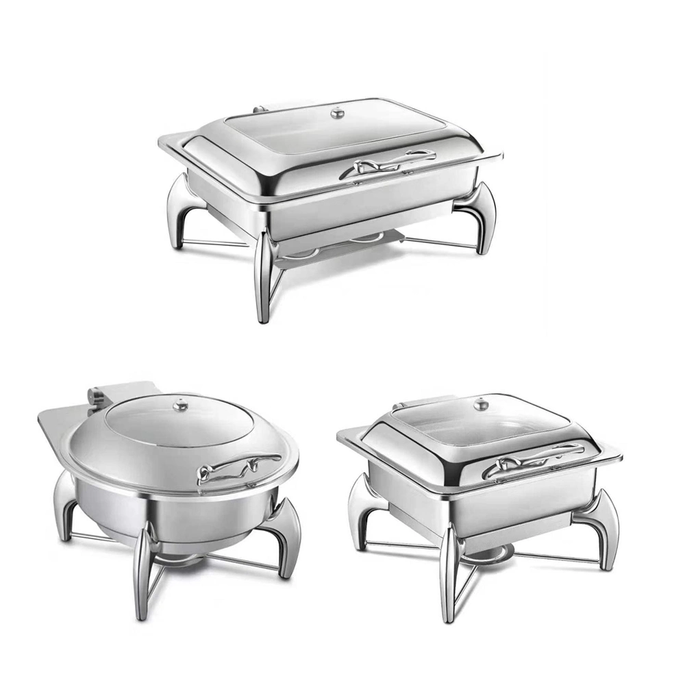 Heavybao Buffet Equipment Stainless Steel Induction Chafing Dish for Hotel