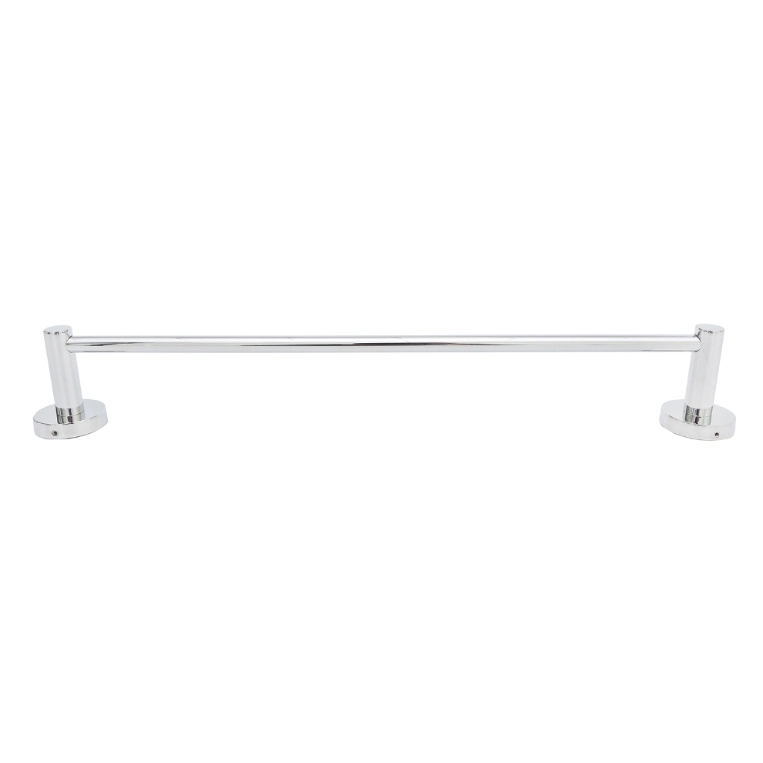 Stainless Steel 304 Little Round Base Single Bar Hotel Towel Rack Bar