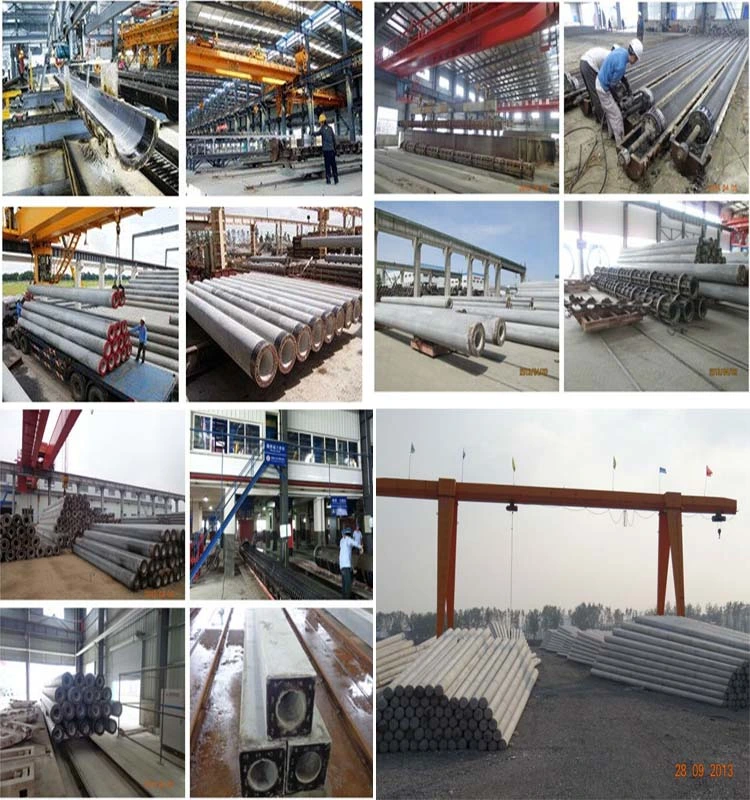 Concrete Electric Pole Making Machine/Concrete Poles Production Line/Concrete Poles Factory