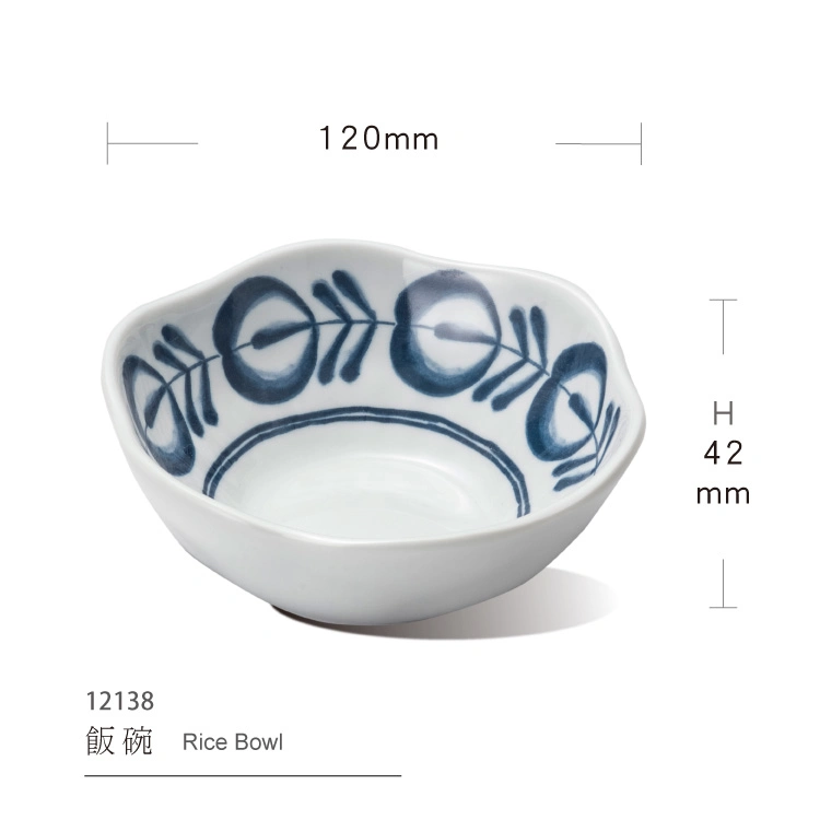 Flower Bowl Wavy Bowl Melamine Bowl Restaurant Hotel Bowl