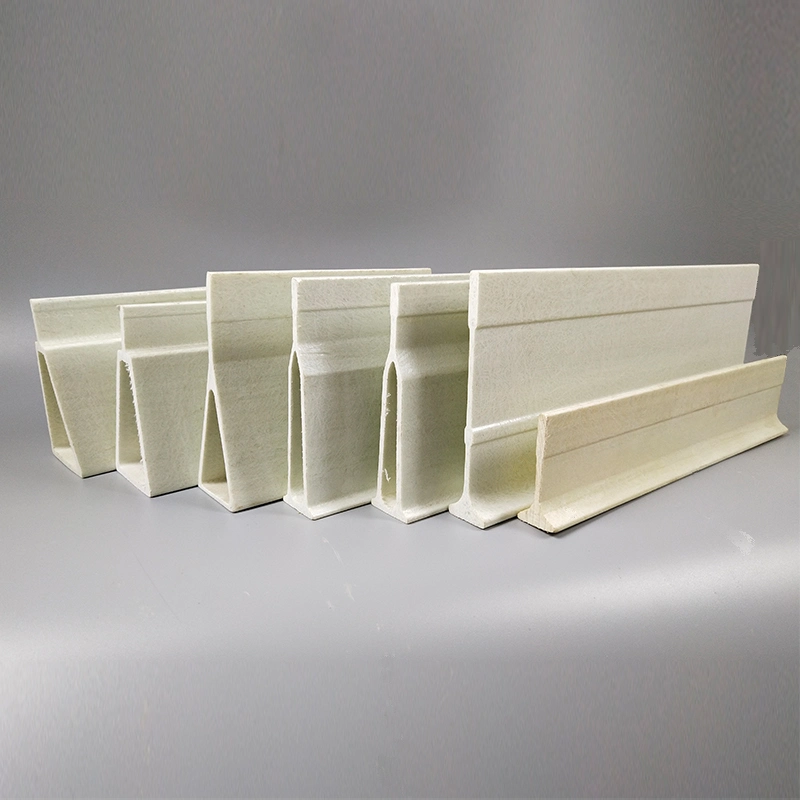 Fiberglass Plastic FRP/ GRP Pultrusion Profiles FRP Structural Round Square Tube