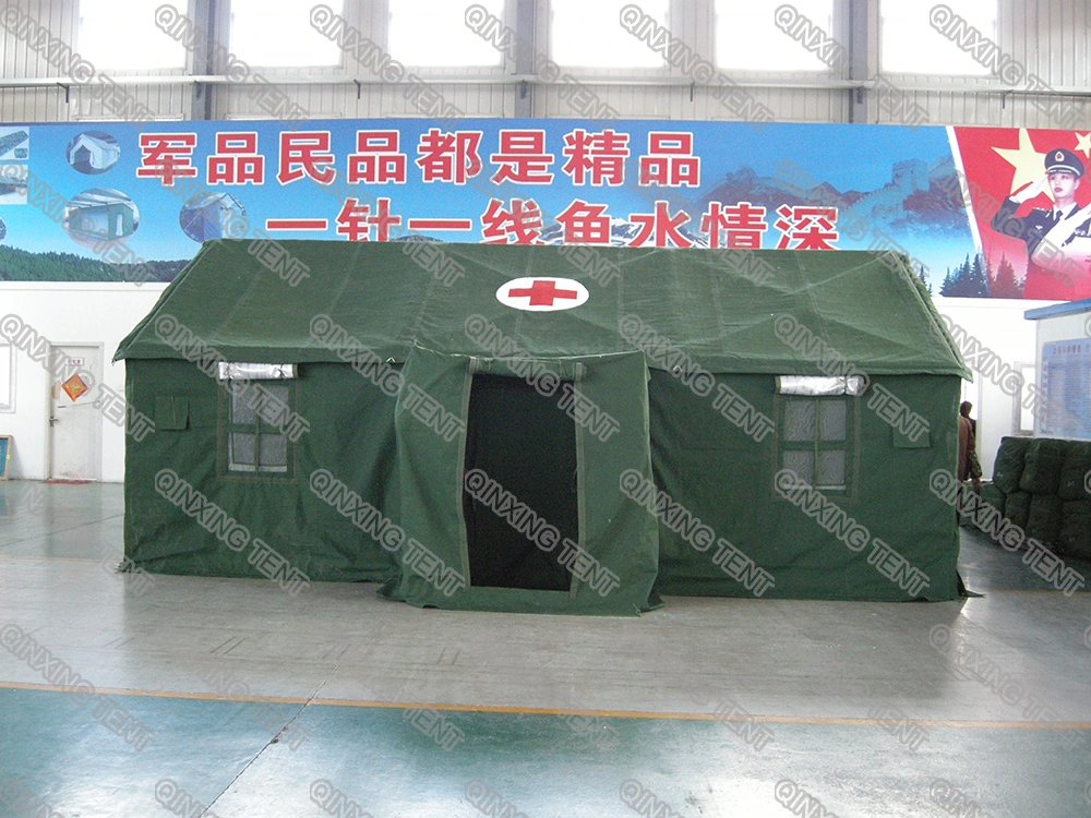 6.6X4.6m Custom High Quality Three Layer Waterproof Outdoor Military Style Medical Tent