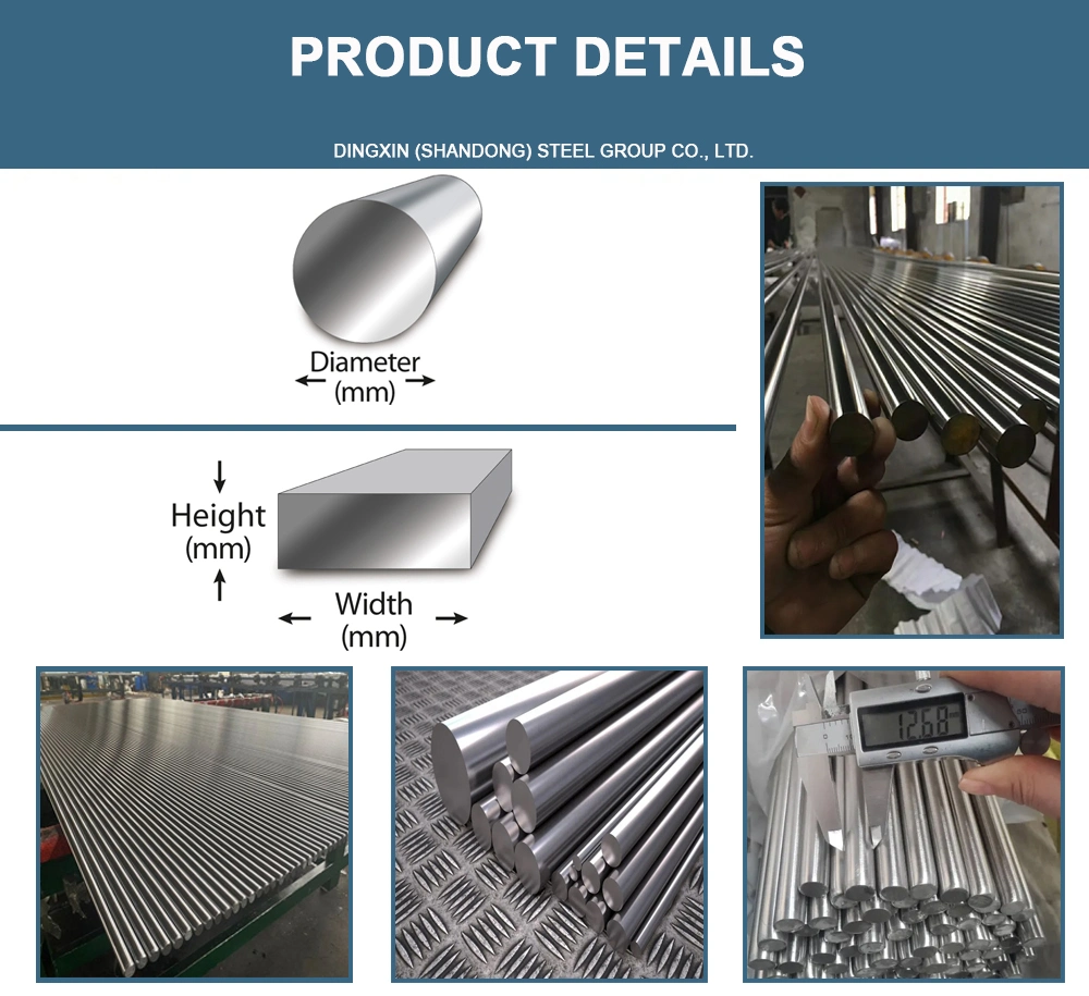 High Quality 304 309 310 310S 314 316 316L 420 431 Hot Rolled Cold Rolled Round Bar Stainless Steel Bright Bar