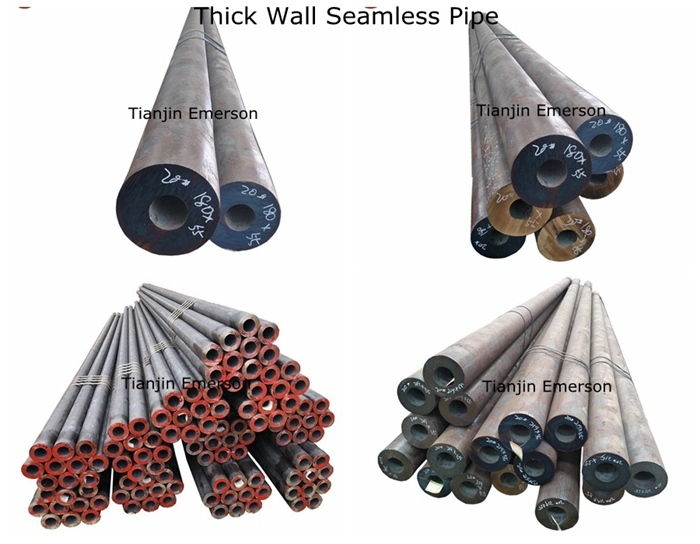 St52-3 Hollow Bar and Steel Tube Seamless Steel Pipe with Thick Wall