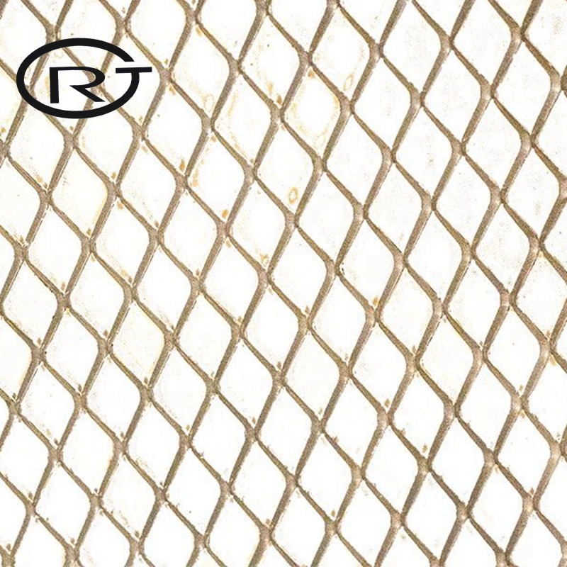 4FT X 8FT Sheet of 5X10mm Mild Steel Expanded Metal Diamond Mesh