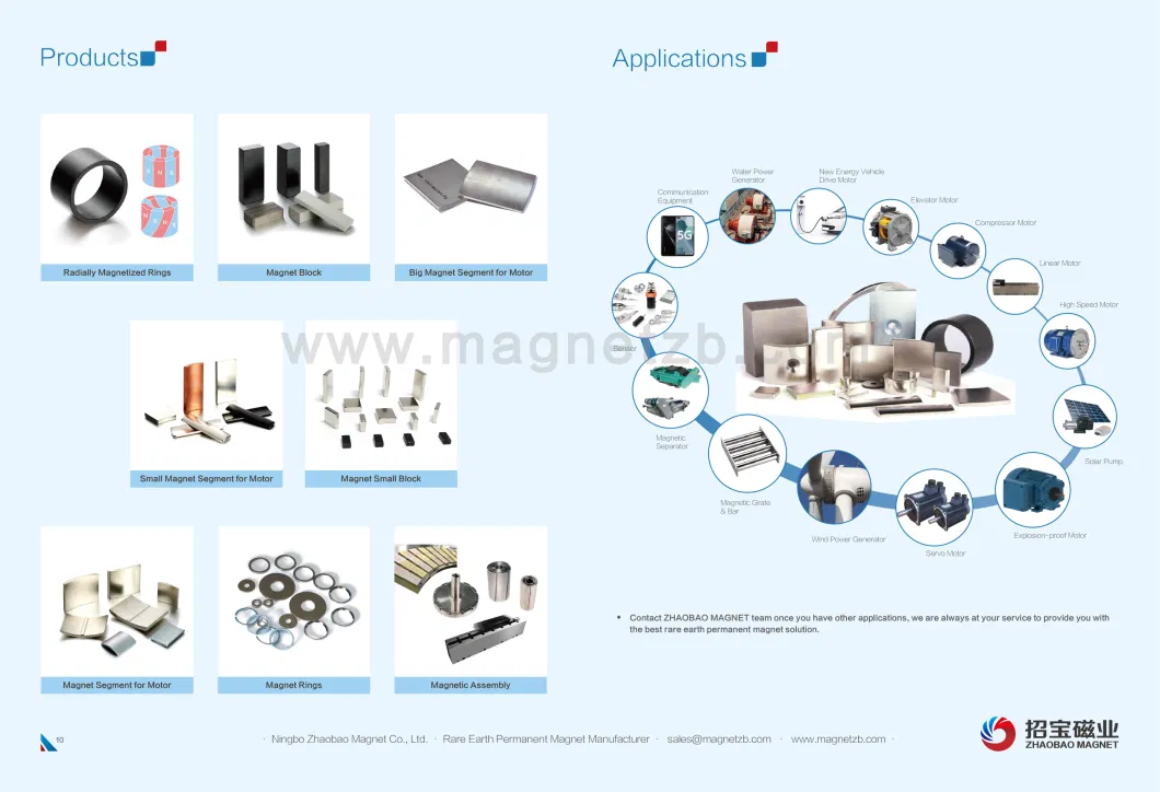 Customized Semicircular Arc Magnet Strong Permanent NdFeB Neodymium Magnet Ni Coating N45h