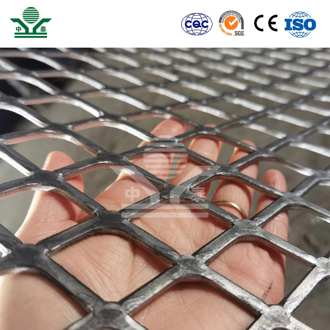 Zhongtai Stainless Steel Plate SS304 Stainless Steel Sheet Material Small Expanded Metal Mesh China Manufacturing Diamond Hole Shape 3 4 9 Gauge Expanded Metal